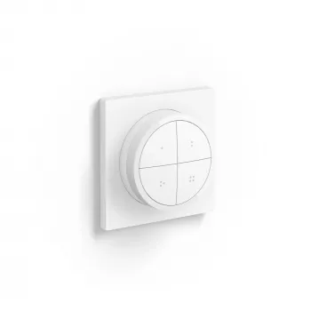 Philips Tap dial jungiklis, belaidis, baltas, laisvai pastatomas/ant sienos, IP20, plastikinis