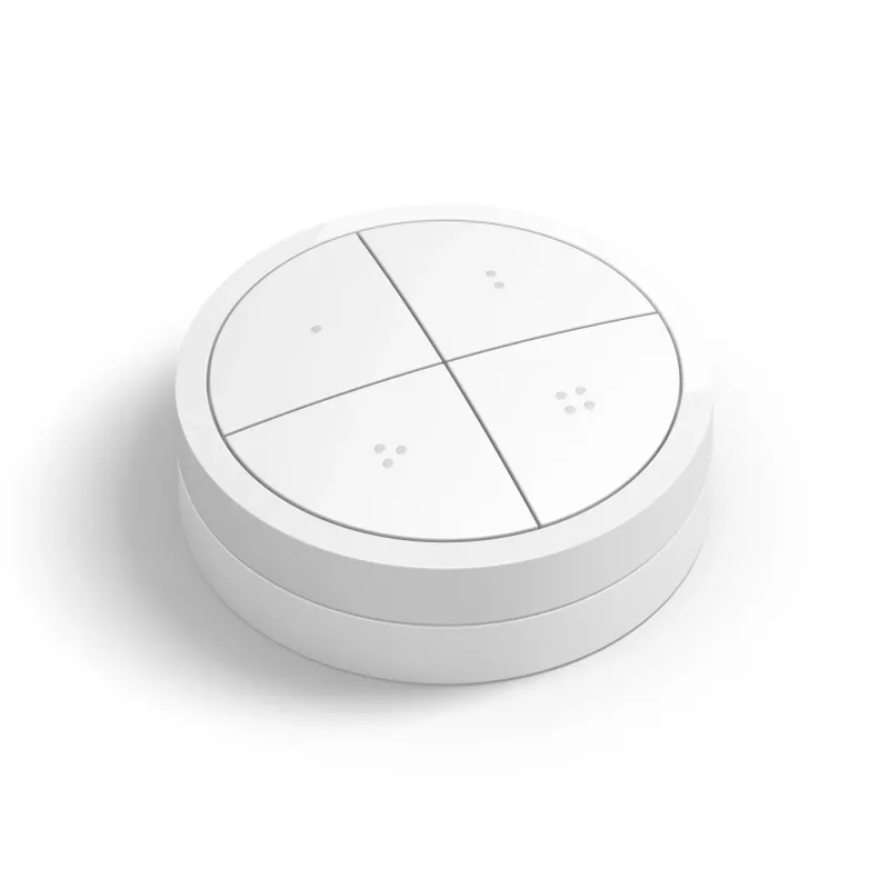 Philips Hue Tap Dial jungiklis 929003500101, belaidis, suderinamas su HomeKit, plastikinis, baltas