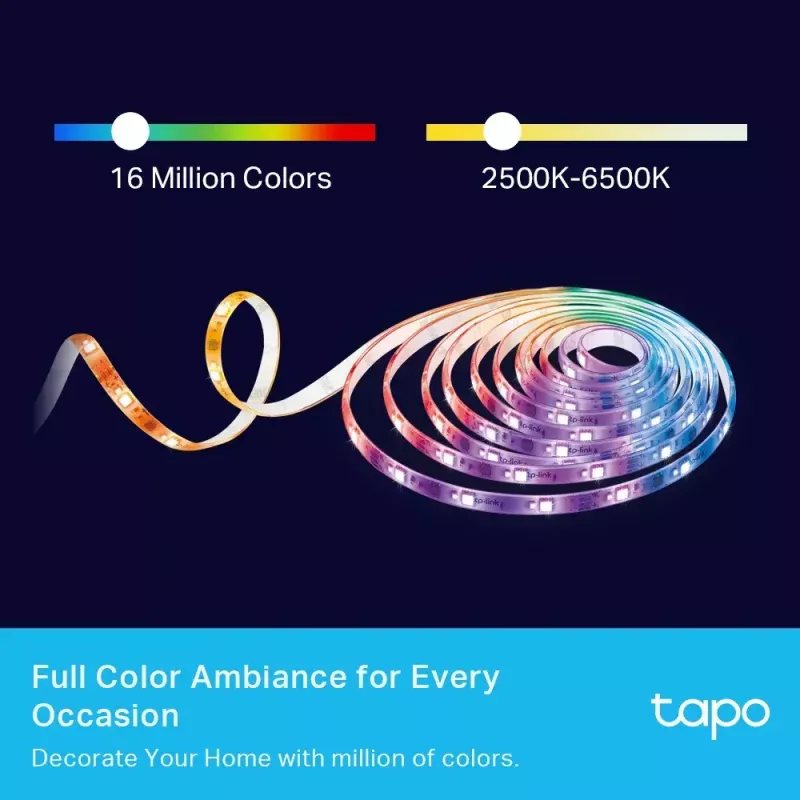 Universali LED juosta TP-Link Tapo Smart Wi-Fi Light Strip 5 m (Tapo L930-10)