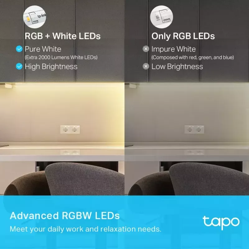 Universali LED juosta TP-Link Tapo Smart Wi-Fi Light Strip 5 m (Tapo L930-10)