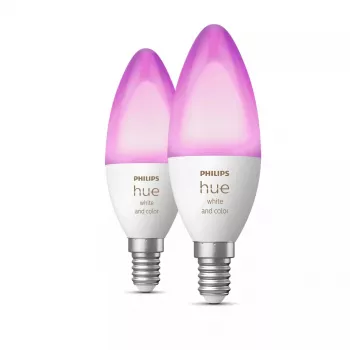 Philips Hue White and colour ambience Candle E14, Bluetooth/Zigbee, 5,3 W (2 vnt.)