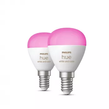 Philips Hue White and colour ambience Lustre P45 E14 išmani lemputė (2 vnt.)