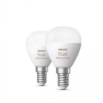 Philips Hue White and colour ambience Lustre P45 E14 išmani lemputė (2 vnt.)