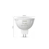 Prožektorius Philips Hue White and colour ambience MR16, GU53, 6,3 W, Bluetooth/Zigbee