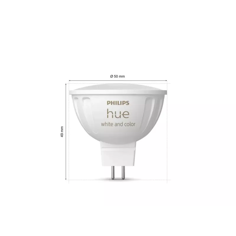 Prožektorius Philips Hue White and colour ambience MR16, GU53, 6,3 W, Bluetooth/Zigbee