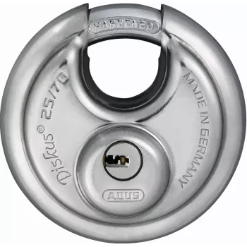 Diskusinis spyna ABUS 25/70 kd su raktu 5 raktai 7cm