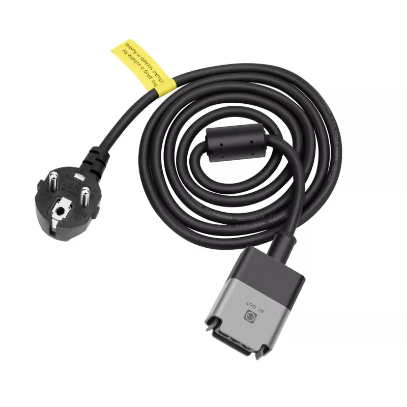 Laidas EcoFlow BKW-AC Juodas 5 m
