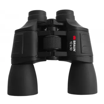 Žiūronai BRAUN 10x50 — 10× padidinimas, 50 mm objektyvai