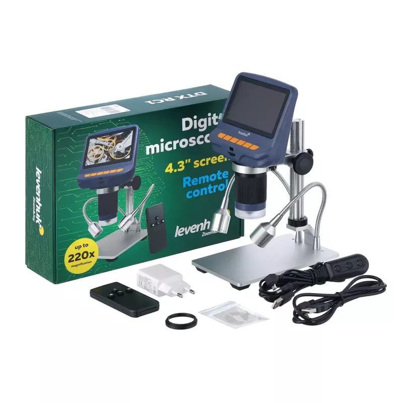 Skaitmeninis mikroskopas Levenhuk DTX RC1 220×