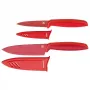 WMF 1879085100 virtuvinis peilių rinkinys 4 vnt. su spalvotomis rankenomis