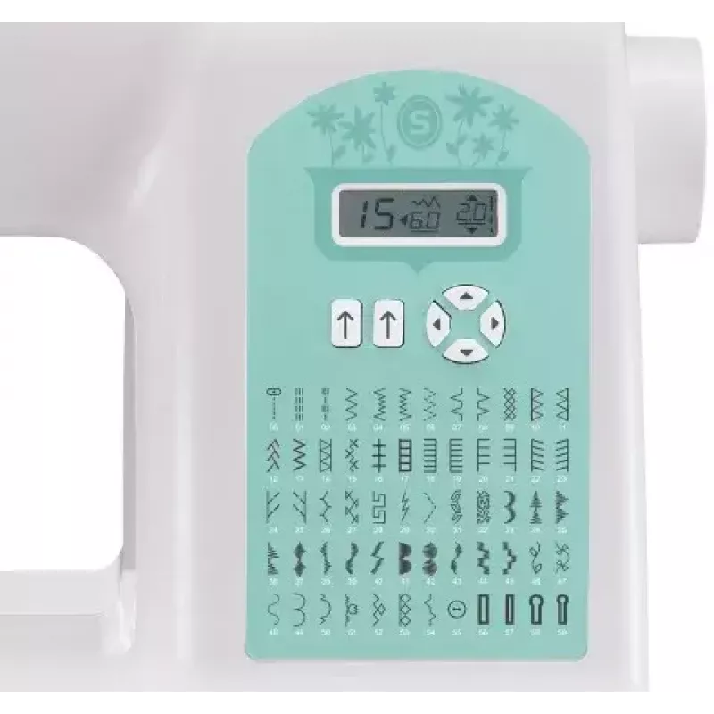 Siuvimo mašina SINGER Starlet 6660 – elektrinė, 60 siūlių raštų, 1 žingsnio sagų skylutė, laisva rankovė, 8.29 kg