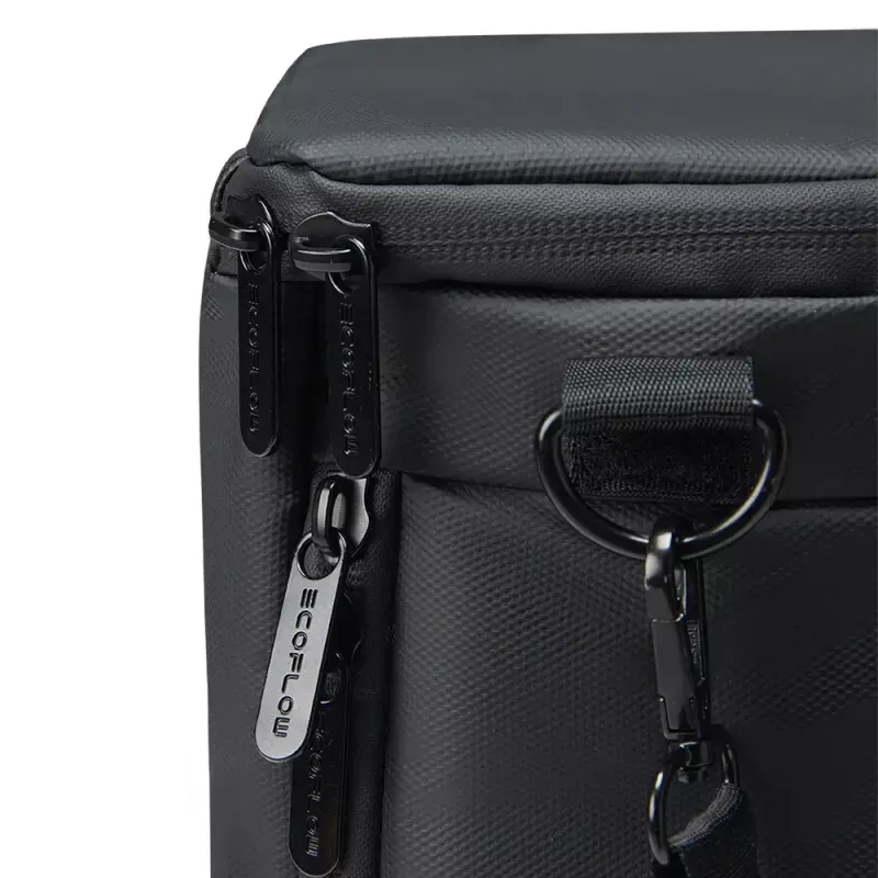 Nešiojimo dėklas EcoFlow TRAIL DC nešiojamai elektrinei stočiai, Juoda, 220×120×230 mm