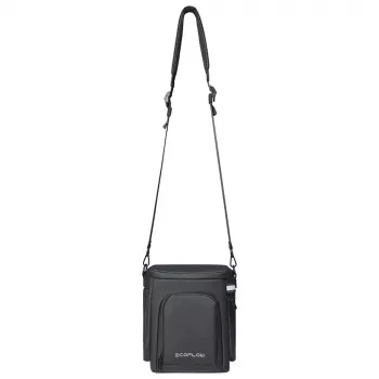 Nešiojimo dėklas EcoFlow TRAIL DC nešiojamai elektrinei stočiai, Juoda, 220×120×230 mm