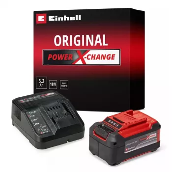 Akumuliatoriaus komplektas EINHELL 18V 5.2Ah su įkrovikliu 1091226