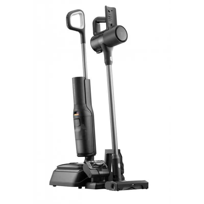 Roborock F25 ACE Combo belaidis dulkių siurblys šlapiam ir sausam valymui, 2-in-1, be maišelio, juodas