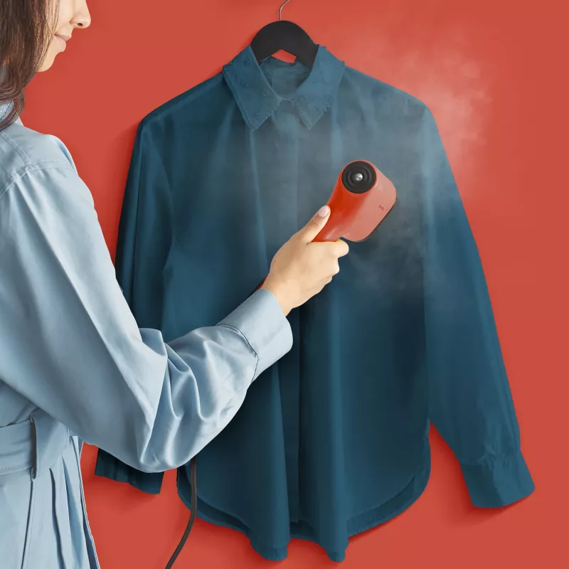 Rankinis garinis drabužių lygintuvas Tefal Pure Pop DT2022, 0,07 L, 1300 W, koralinis