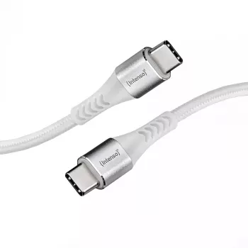 USB-C laidas Intenso CABLE USB-C TO USB-C 1,5 m 0,48 Gbit/s baltas