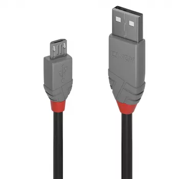 Lindy 5m USB 2.0 A tipo – Micro-B laidas, Anthra Line