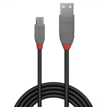 Lindy 5m USB 2.0 A tipo – Micro-B laidas, Anthra Line