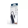 Dėklas nešiojamam kompiuteriui Gembird UHB-U3P4-03 USB 3.2 Gen 1 Type-A, 5 Gbit/s, juodas