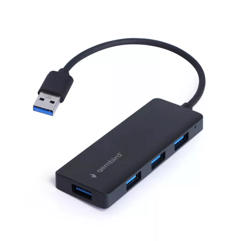 Dėklas nešiojamam kompiuteriui Gembird UHB-U3P4-03 USB 3.2 Gen 1 Type-A, 5 Gbit/s, juodas