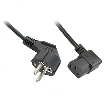 Lindy 30345 maitinimo laidas smėlio spalvos 2 m CEE7/7 C13 mova