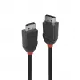 Lindy 0,5 m DisplayPort 1.2 laidas, Black Line