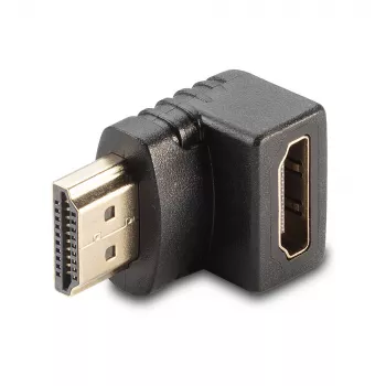 Lindy HDMI moteriškas į HDMI vyriškas 90 laipsnių stačiu kampu žemyn adapteris