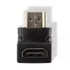 Lindy HDMI moteriškas į HDMI vyriškas 90 laipsnių stačiu kampu žemyn adapteris