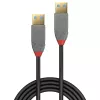 USB kabelis Lindy 5 m USB 3.2 Type A kabelis 5 Gbps Anthra Line
