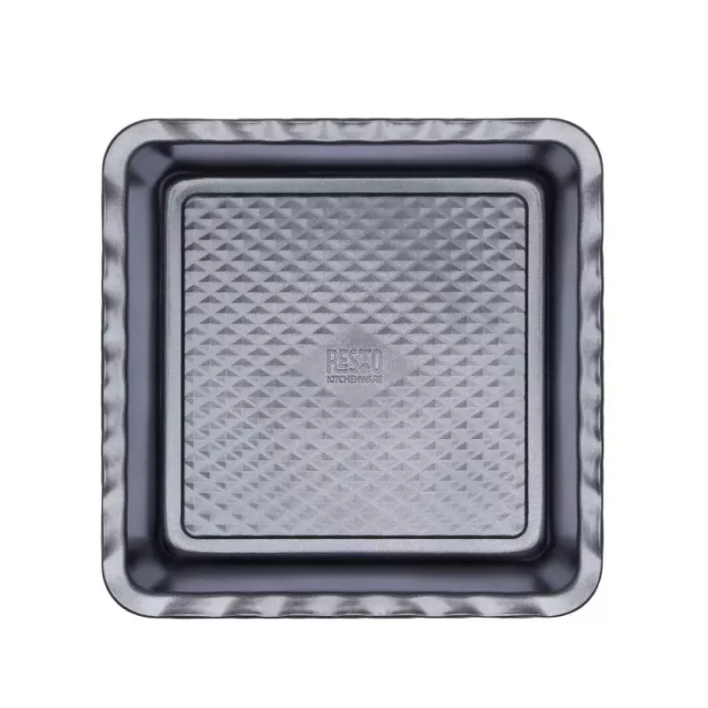 Kepimo indas lazanijai Resto Kitchenware 96115 Stačiakampis Anglinis plienas 255x255x50 mm