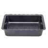 Kepimo indas lazanijai Resto Kitchenware 96115 Stačiakampis Anglinis plienas 255x255x50 mm