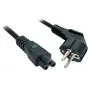 Lindy 3m, CEE 7/7 - IEC 320 C5 juodas maitinimo laidas