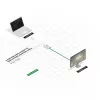 Lindy 0.20 m Mini DisplayPort į DisplayPort adapterio laidas