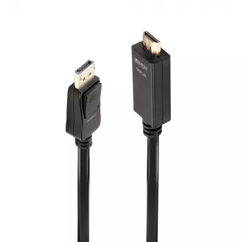 Lindy 1 m DisplayPort į HDMI 10.2 Gb/s kabelis