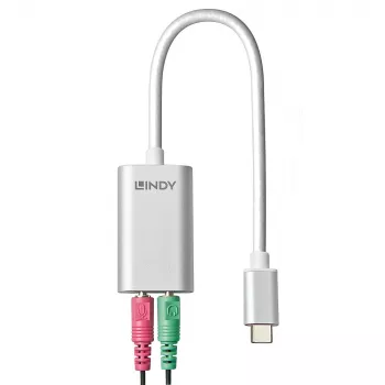 USB Type C į garso adapteris Lindy 42711