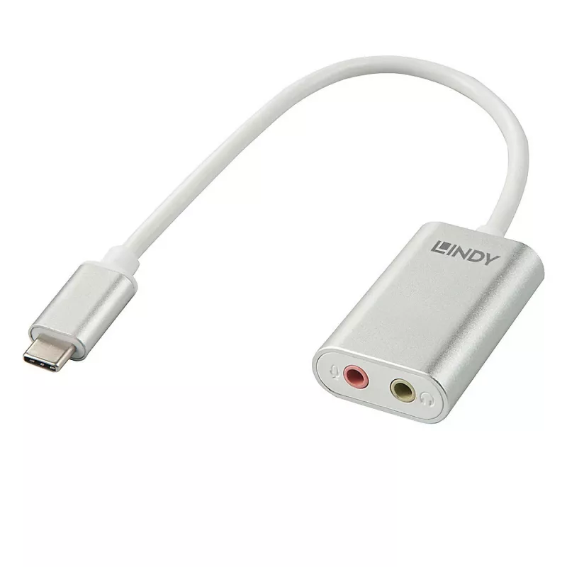 USB Type C į garso adapteris Lindy 42711