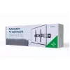 Gembird WM-55ST-03 sieninis TV laikiklis 32–55 col., VESA iki 400x400, pakreipimas -18°/5°, pasukimas ±90°, max apkrova 35 kg, juodas