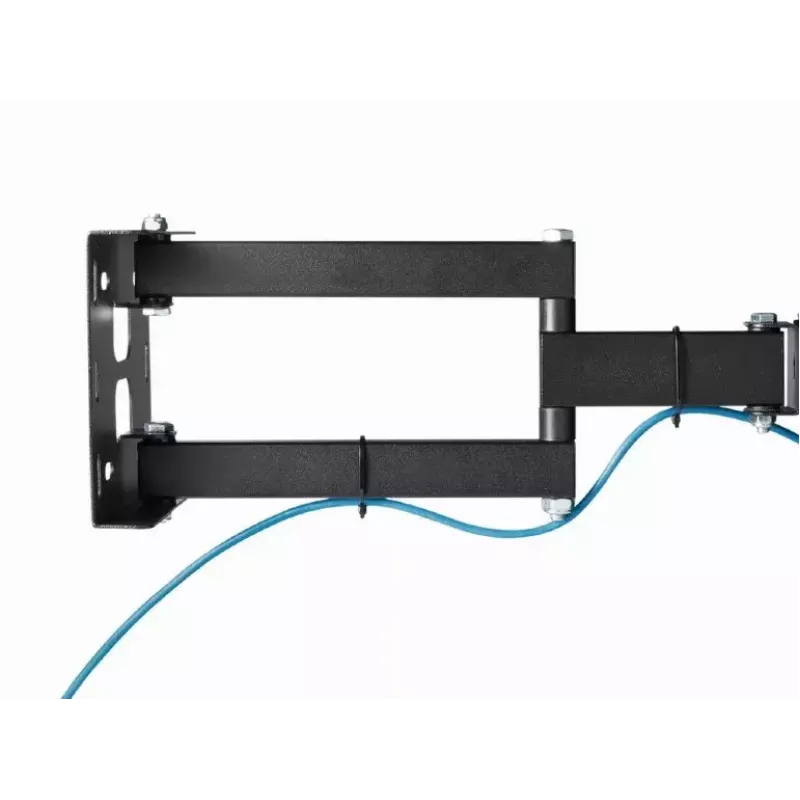 Gembird WM-55ST-03 sieninis TV laikiklis 32–55 col., VESA iki 400x400, pakreipimas -18°/5°, pasukimas ±90°, max apkrova 35 kg, juodas