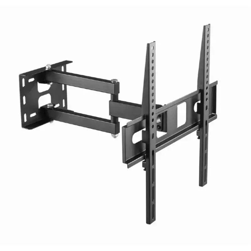 Gembird WM-55ST-03 sieninis TV laikiklis 32–55 col., VESA iki 400x400, pakreipimas -18°/5°, pasukimas ±90°, max apkrova 35 kg, juodas