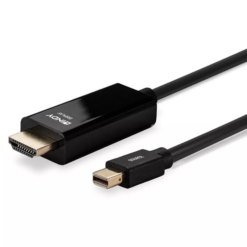 Lindy 3 m Mini DisplayPort į HDMI 10.2 Gb/s laidas