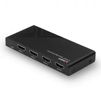 Lindy 3 prievadų HDMI 18G jungiklis