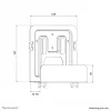Neomounts AWL-440BL universalus laikiklis medijos grotuvams - juodas