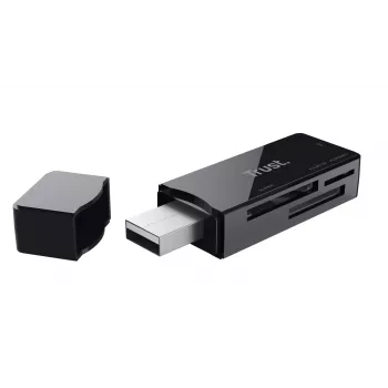 Trust NANGA kortelių skaitytuvas USB 3.2 Gen 1 (3.1 Gen 1) Type-A juodas