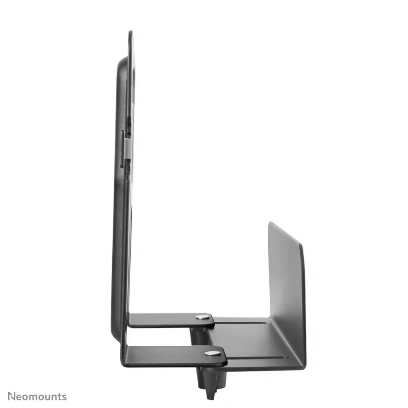 Neomounts AWL-450BL medijos grotuvo laikiklis, universalus, tinka ir Apple TV, 5 kg, gylis 47–76 mm, 128 mm, plienas, juodas