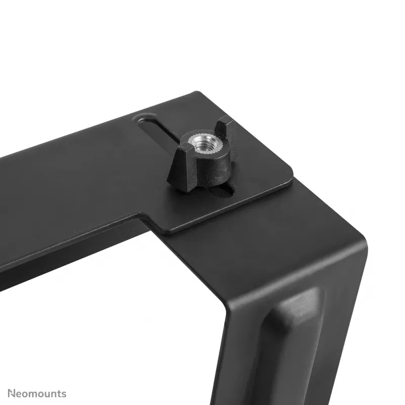 Neomounts AWL-450BL medijos grotuvo laikiklis, universalus, tinka ir Apple TV, 5 kg, gylis 47–76 mm, 128 mm, plienas, juodas
