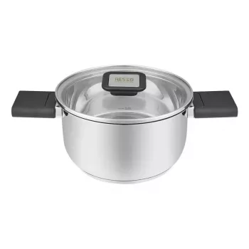 Puodas Resto Anser 1,6 L apvalus juodas nerūdijantis plienas