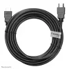 Neomounts HDMI15MM HDMI laidas - 5 metrai, 5 m, HDMI A tipo (standartinis), HDMI A tipo (standartinis), 10.2 Gbit/s, Juoda