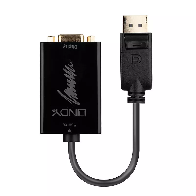 Aktyvus keitiklio kabelis Lindy DisplayPort 1.2 į VGA