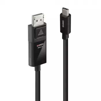 Lindy 2 m USB Type C į DisplayPort 4K60 adapterio laidas su HDR